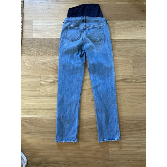 Abercrombie & Fitch Women's Maternity Jeans The Ankle 90s Straight Size 25/0L - Picture 6 of 14